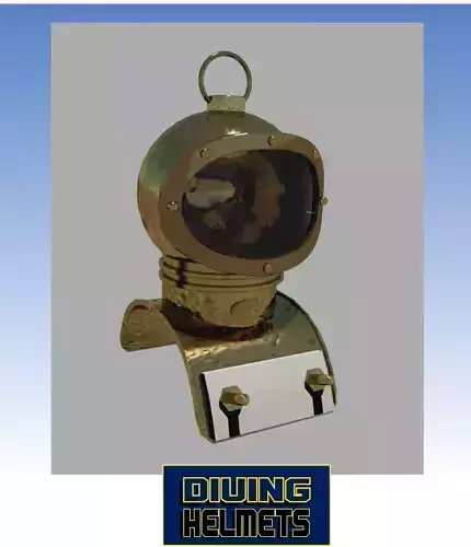 Vintage diving helmet-3
