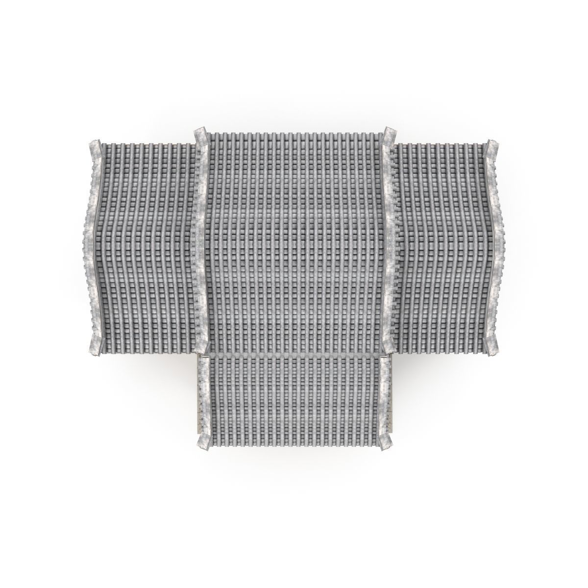 Chinese Architecture Distribution room 04 Low-poly 3D model_1