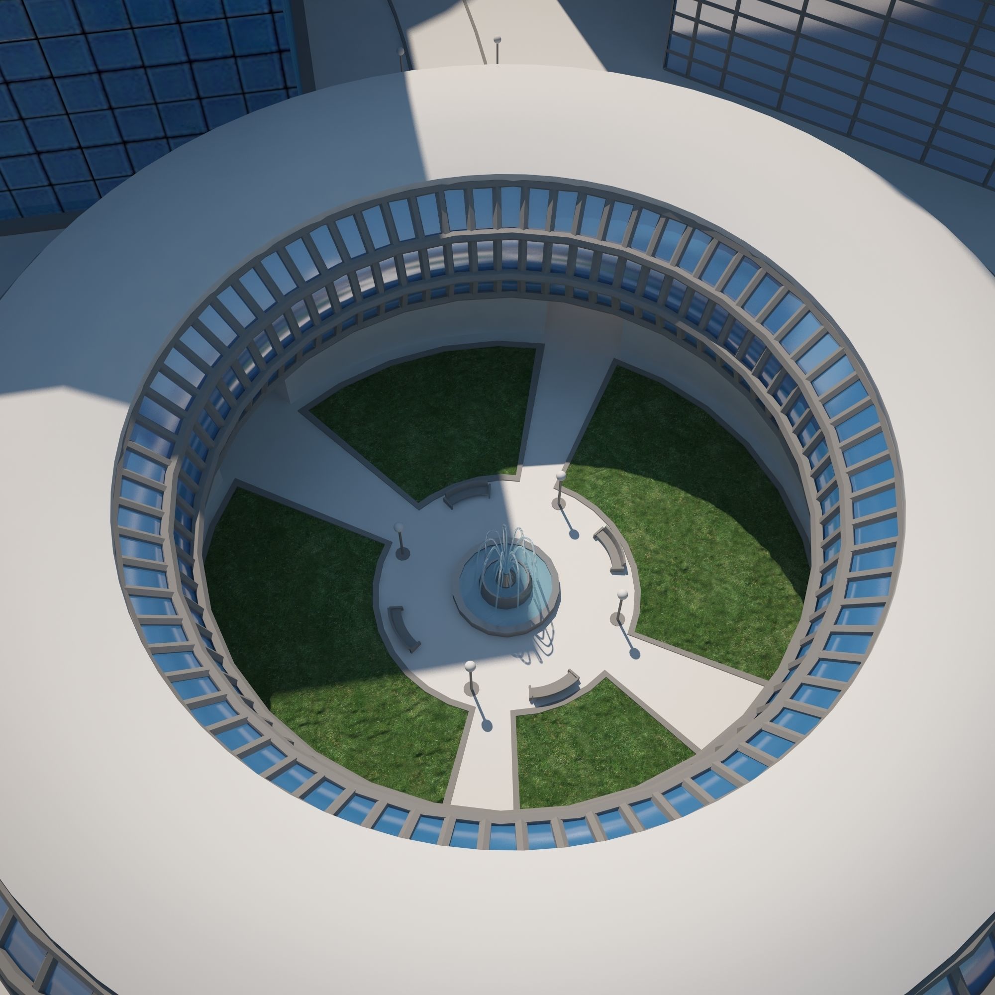 Futuristic City 3D model_13