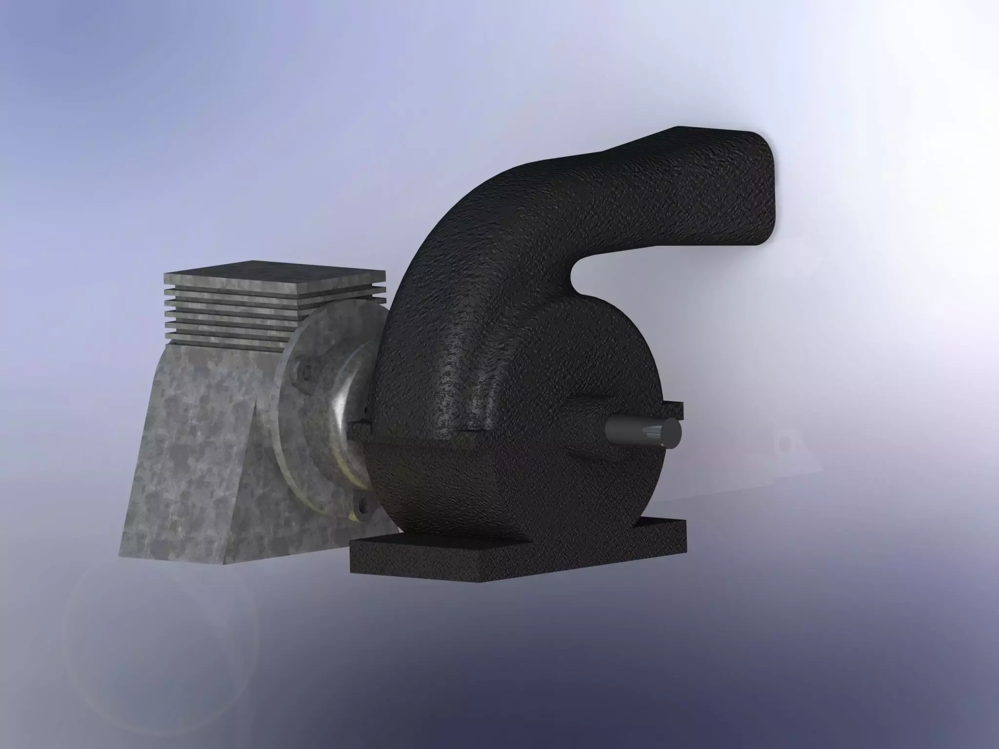 Blower assembly Free 3D model
