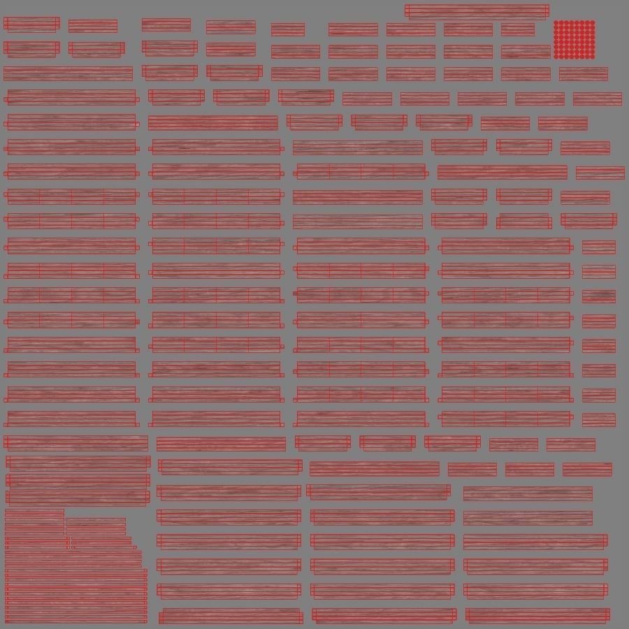 Wooden Hangar 3D model_12