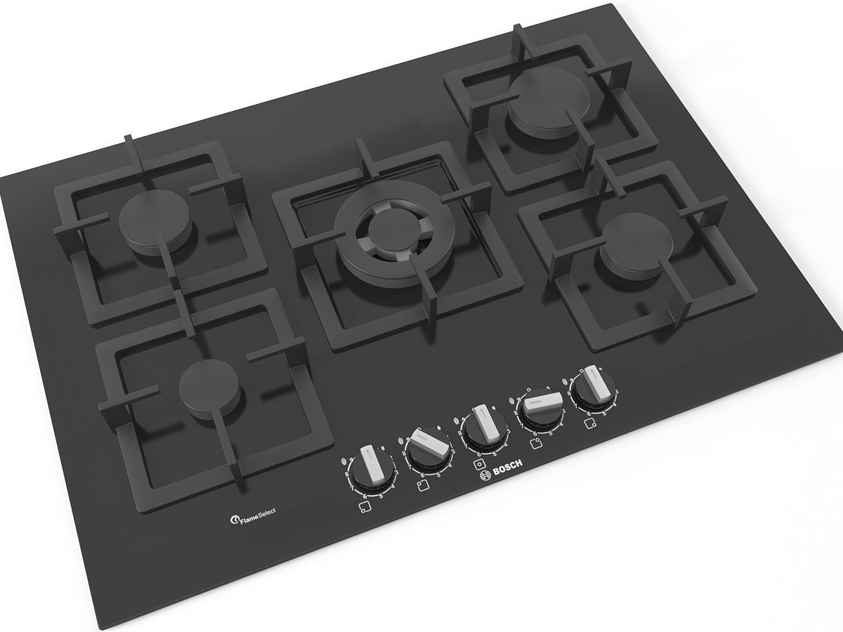 Cooktop 08 3D model_1