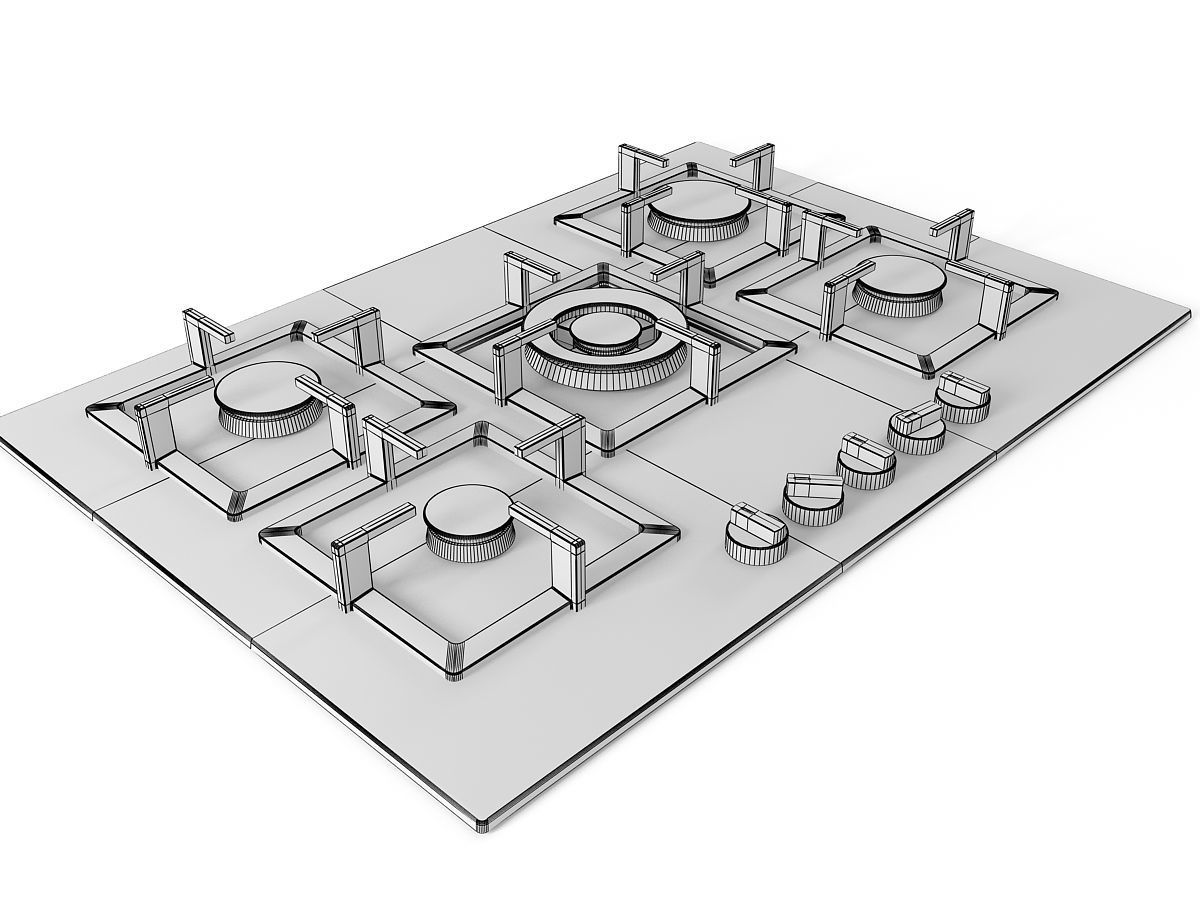 Cooktop 08 3D model_12