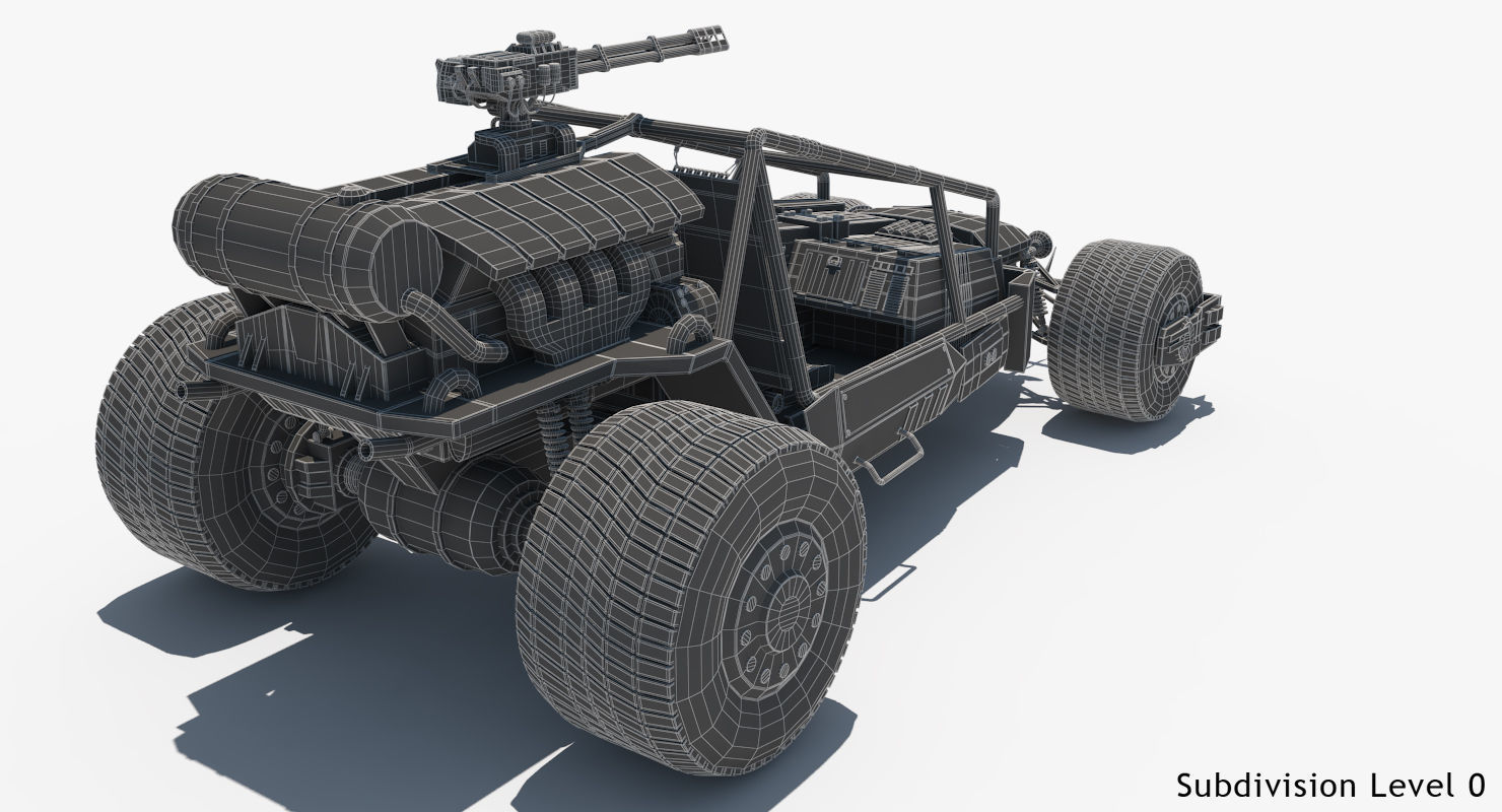 Death Rally Buggy 3D model_24