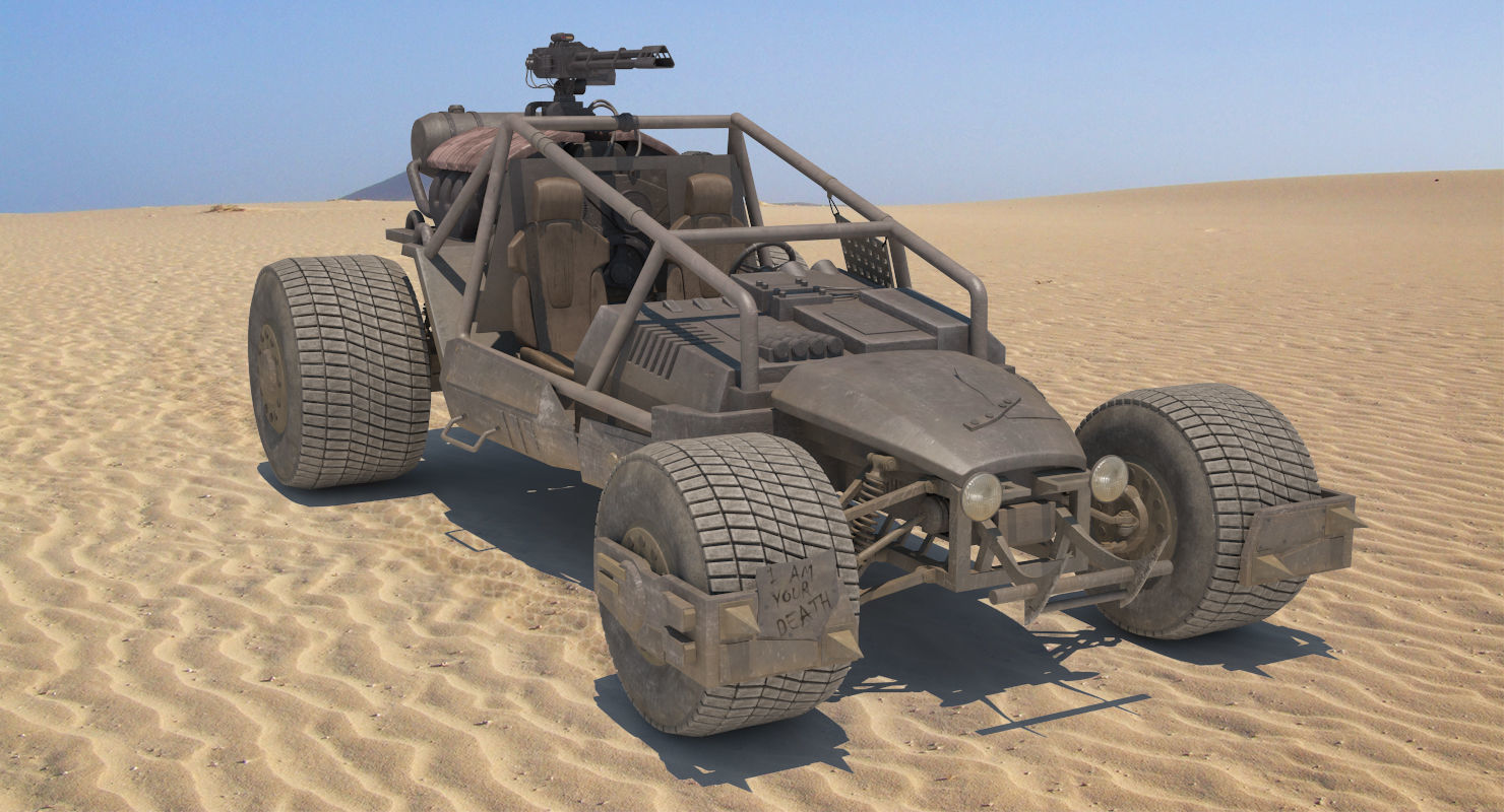 Death Rally Buggy 3D model_1