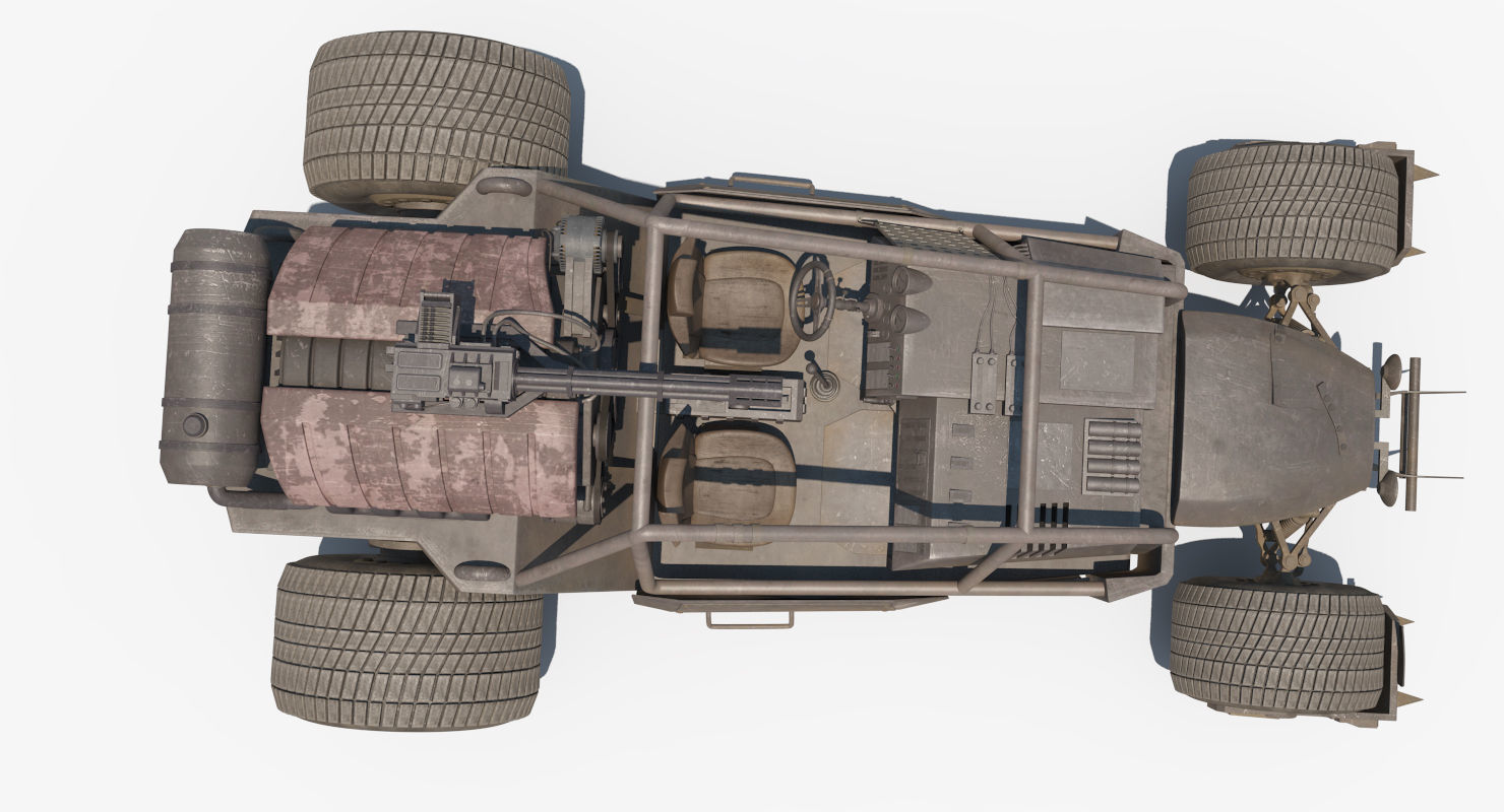 Death Rally Buggy 3D model_6