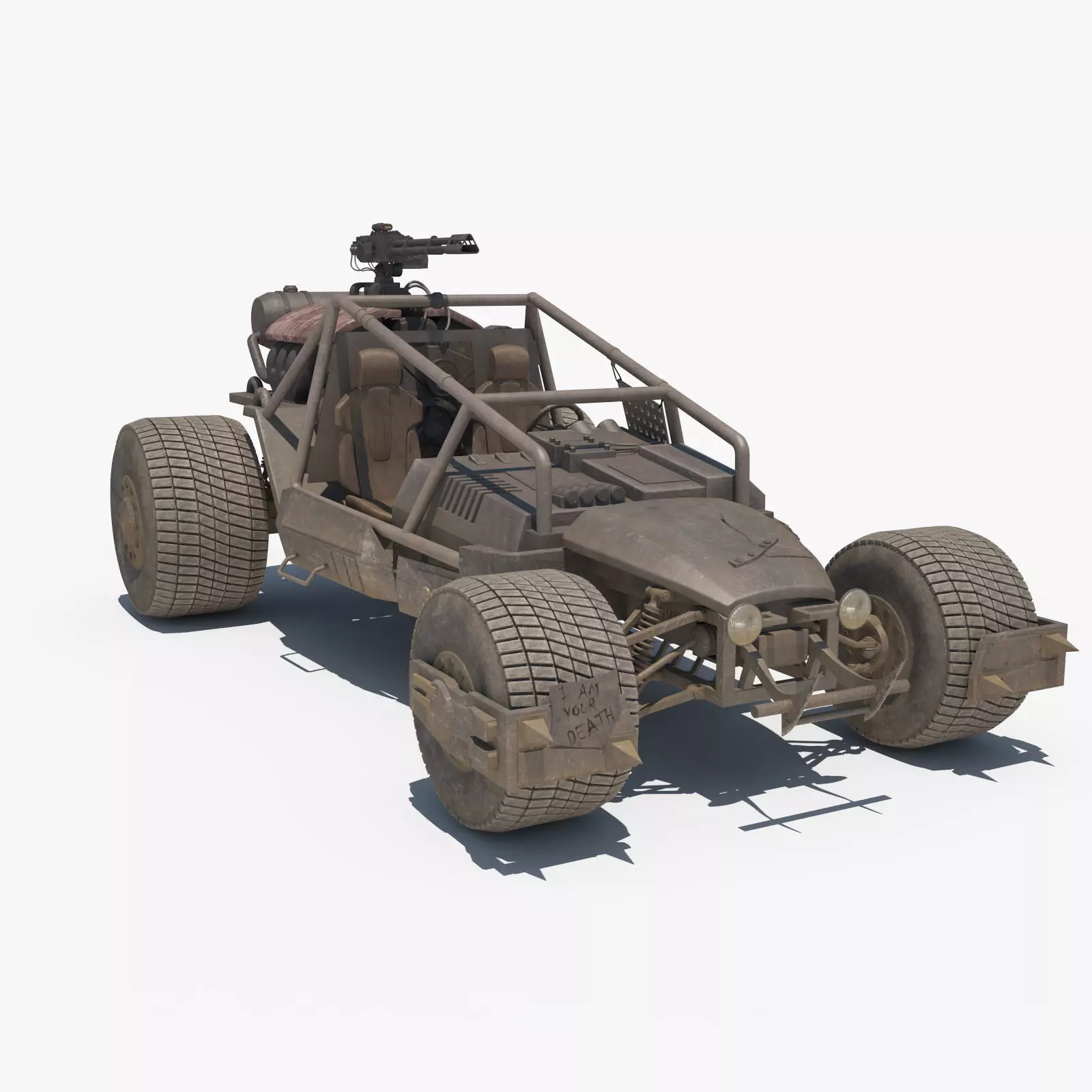 Death Rally Buggy 3D model_0