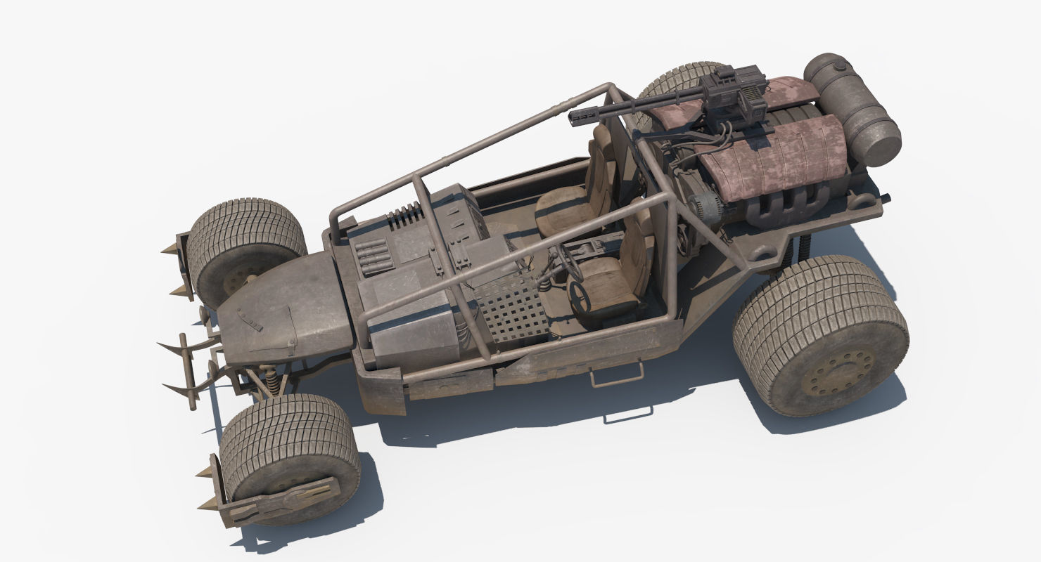 Death Rally Buggy 3D model_16