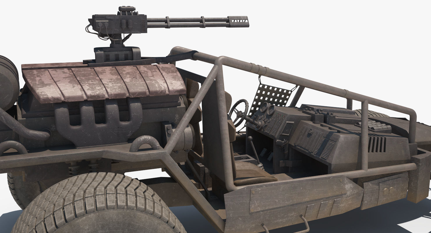 Death Rally Buggy 3D model_8
