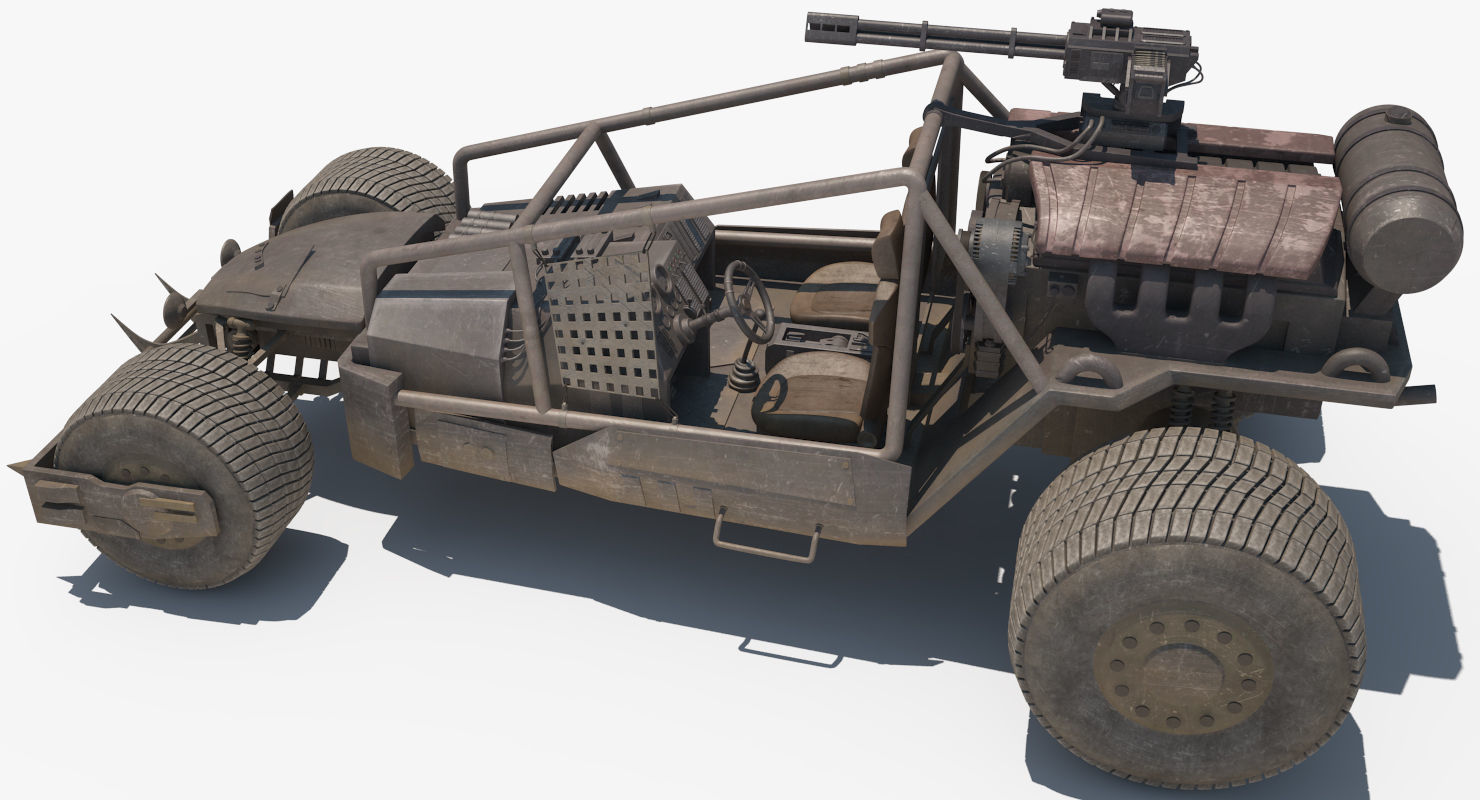 Death Rally Buggy 3D model_12