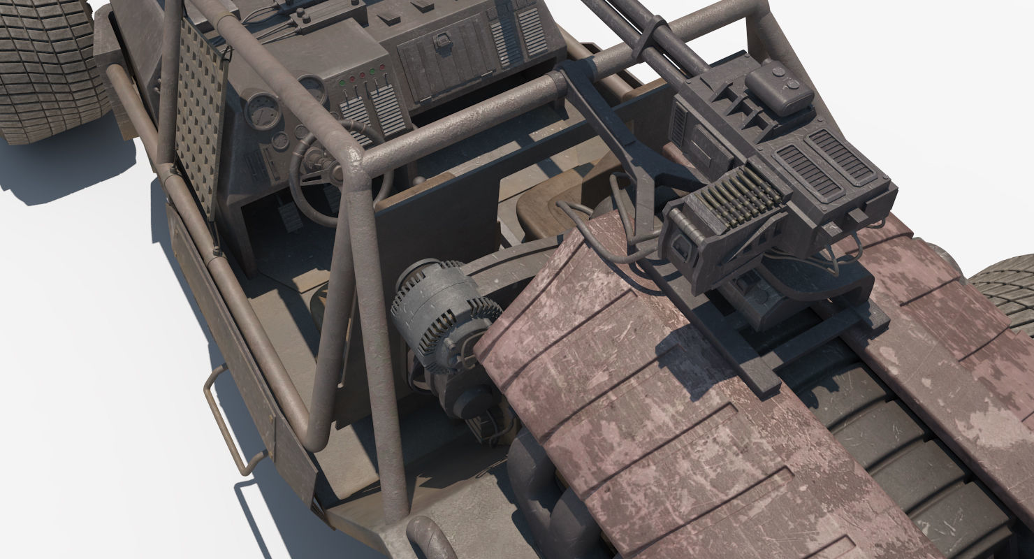 Death Rally Buggy 3D model_10