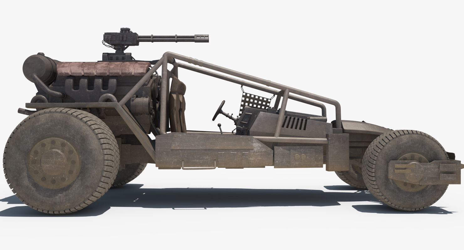 Death Rally Buggy 3D model_17