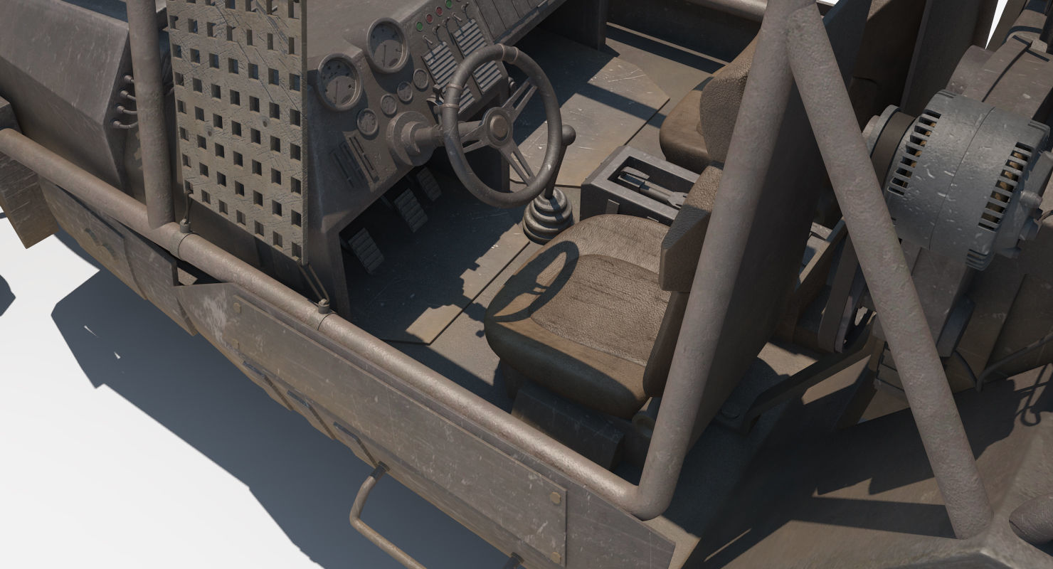 Death Rally Buggy 3D model_15