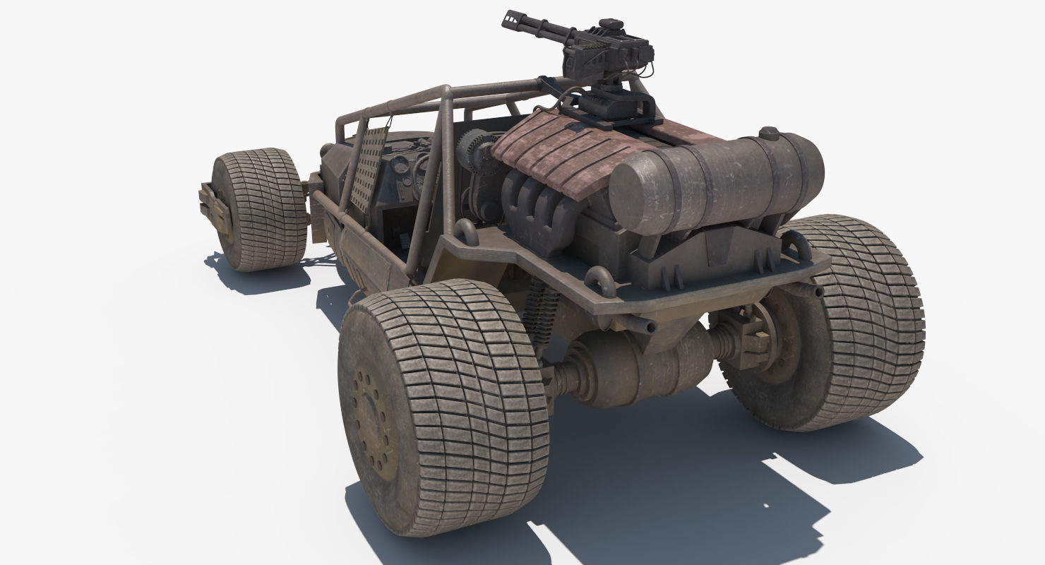 Death Rally Buggy 3D model_5