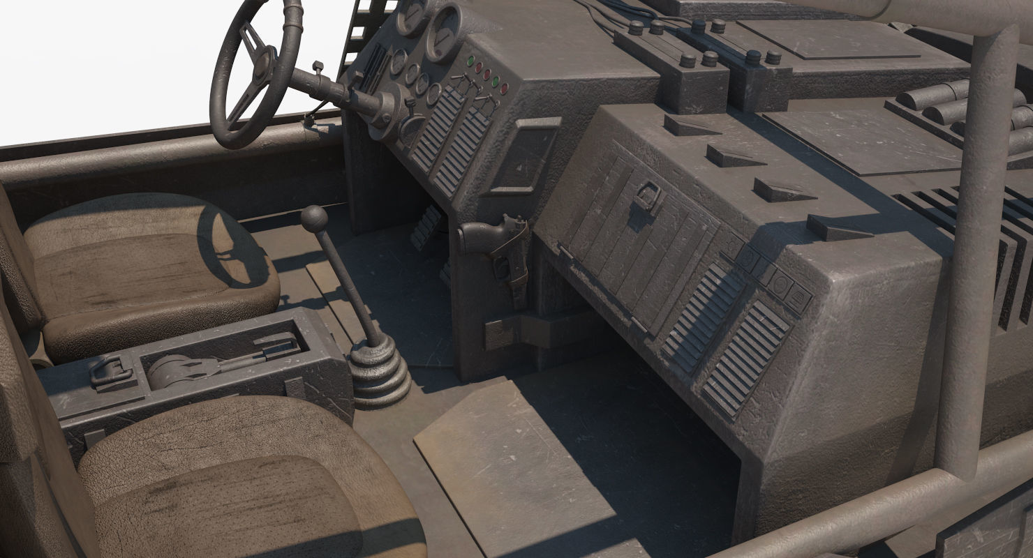 Death Rally Buggy 3D model_13