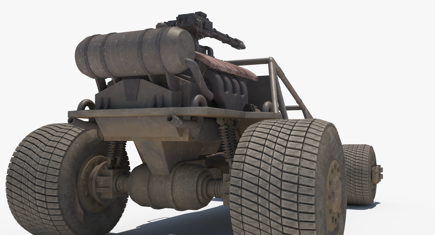 Death Rally Buggy 3D model_11