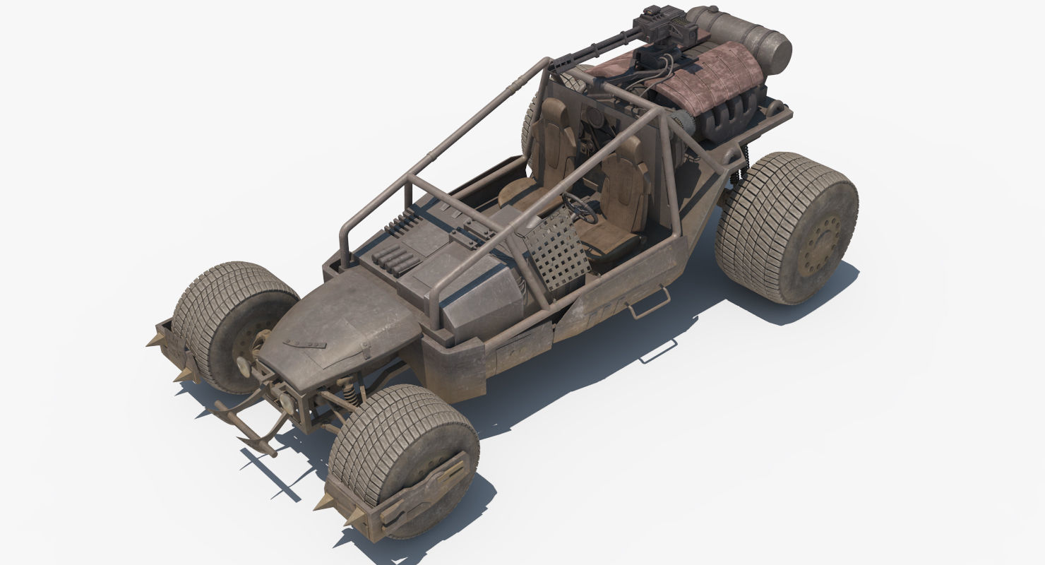 Death Rally Buggy 3D model_18
