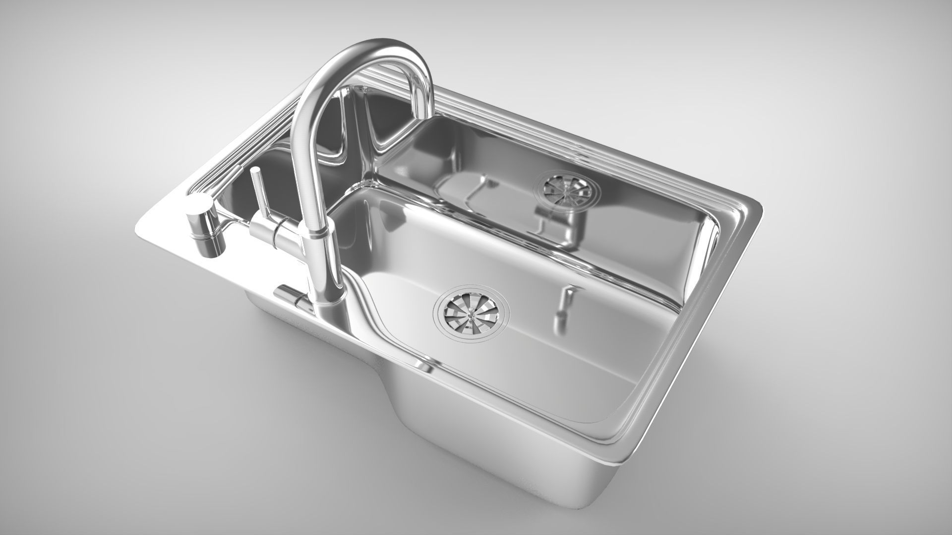 Kitchen Sink 3D model_5