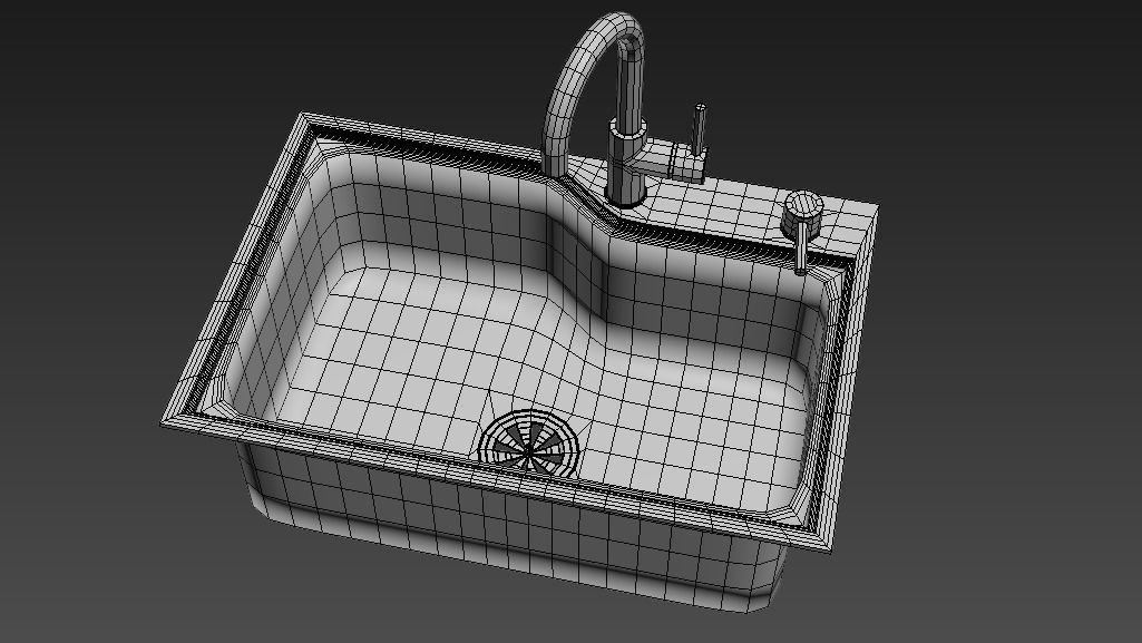 Kitchen Sink 3D model_9