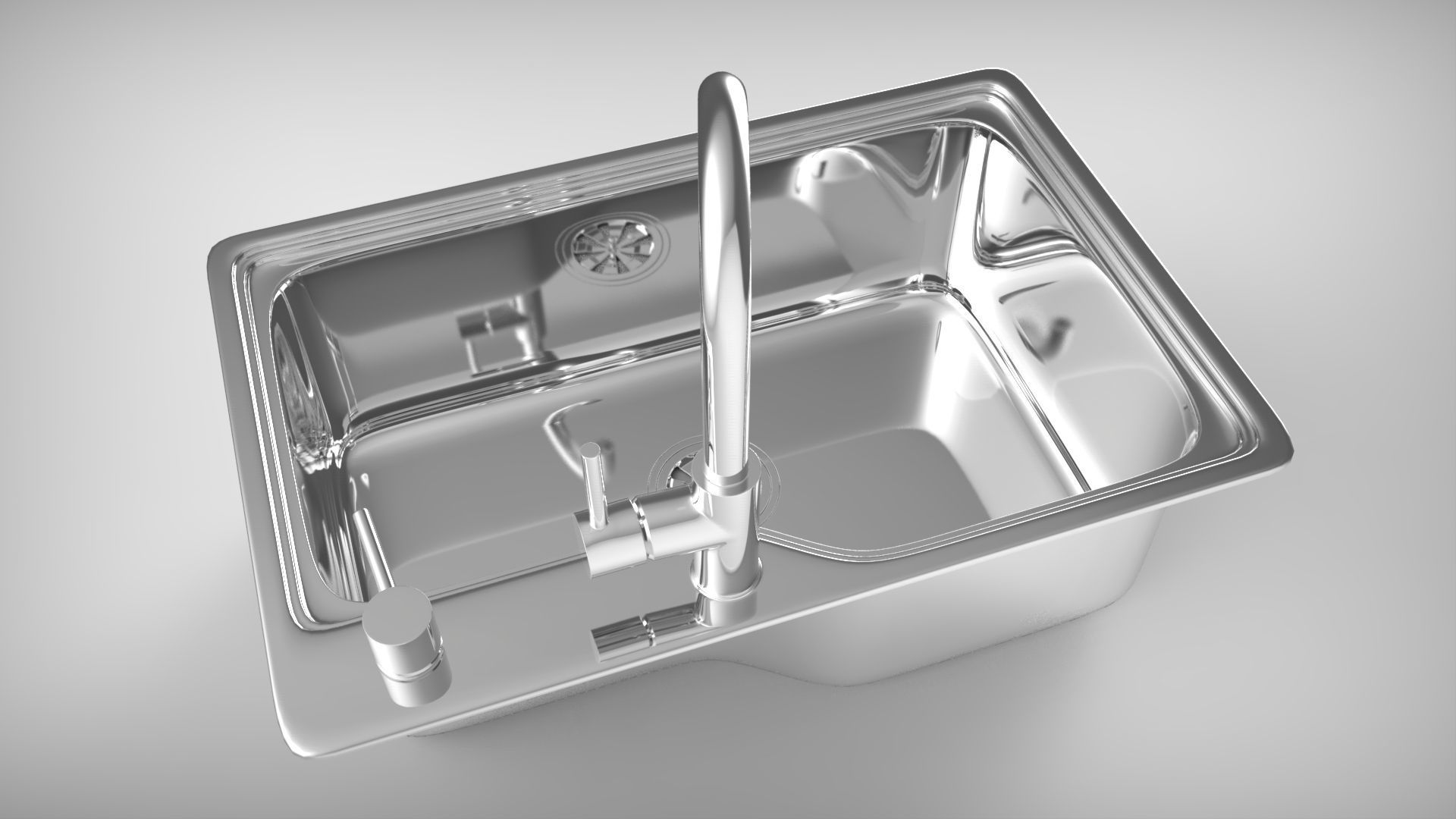 Kitchen Sink 3D model_2
