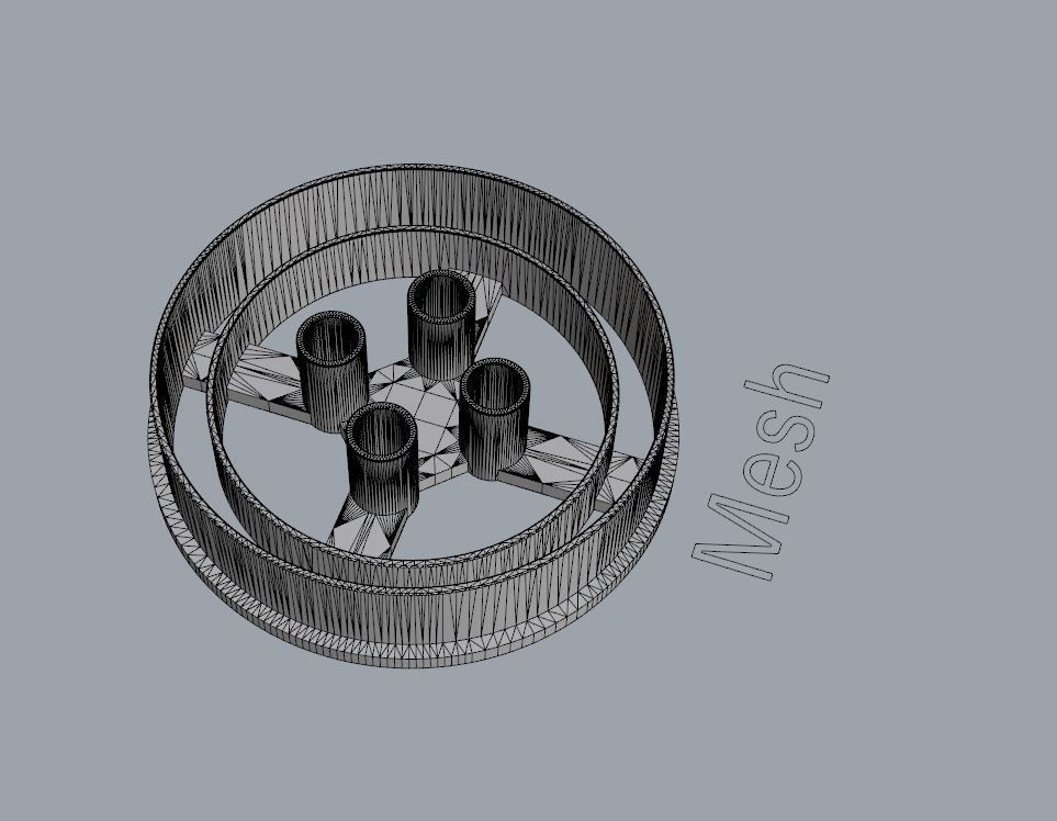 Button Cookie Cutter 3D print model_3