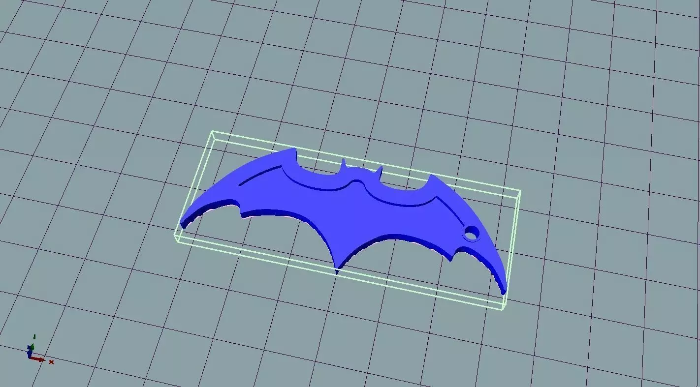 BATMAN KEYCHAIN 3D print model