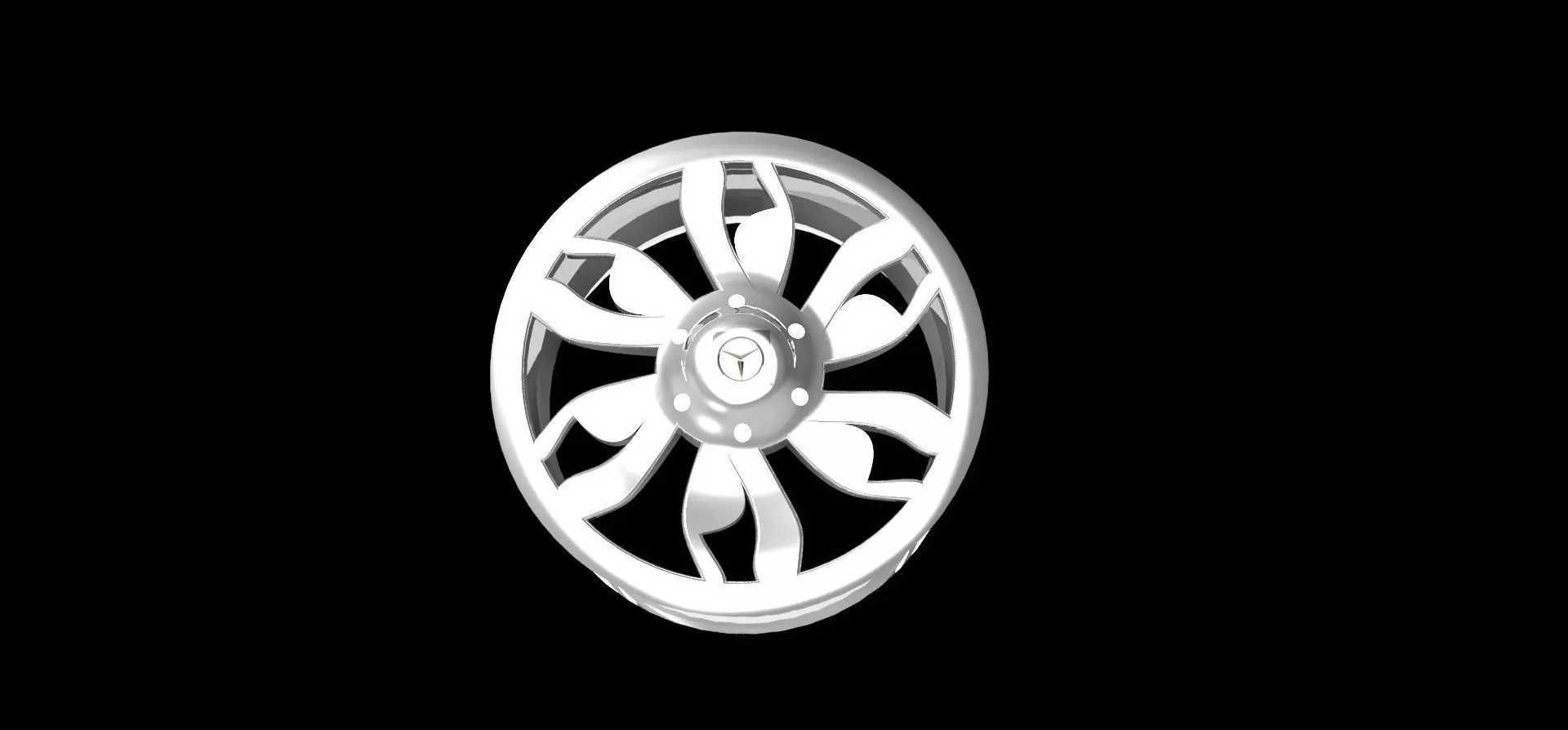 mercedez benz rim Free 3D model
