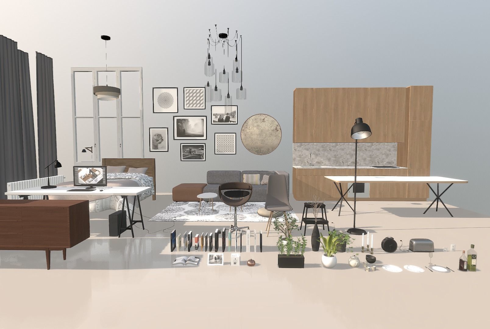 PBR Archviz Asset Pack 3D model_12