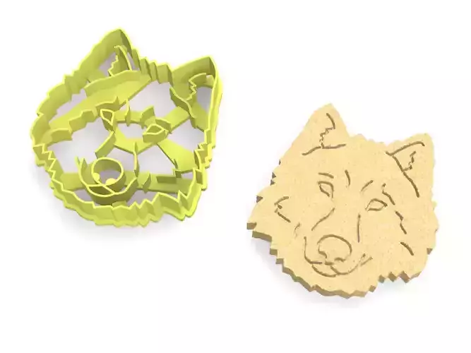 Husky Dog Cookie Cutter