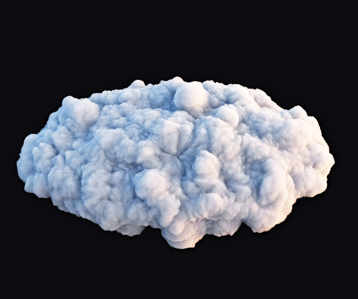 Cloud 3 3D model_4
