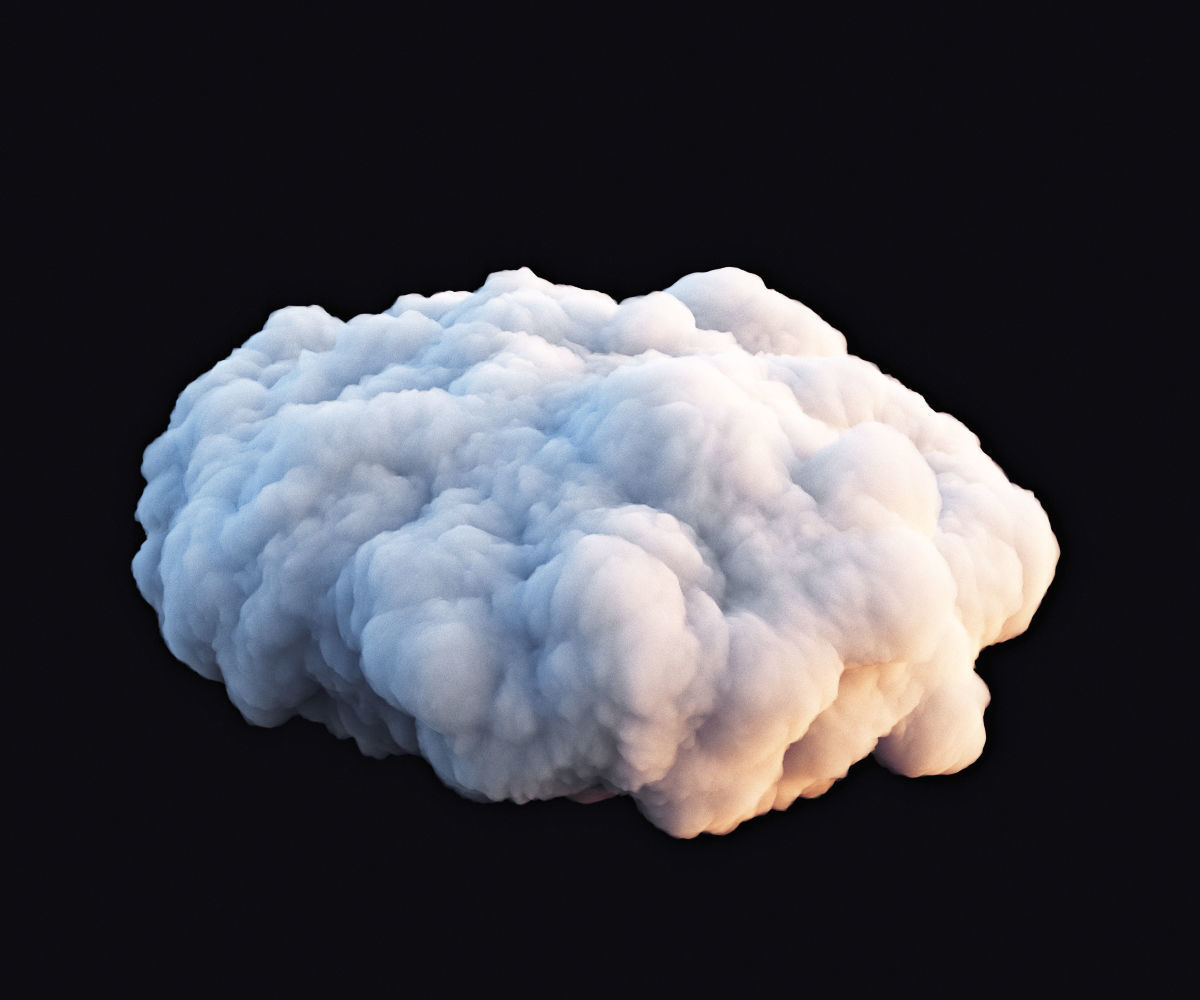Cloud 3 3D model_2