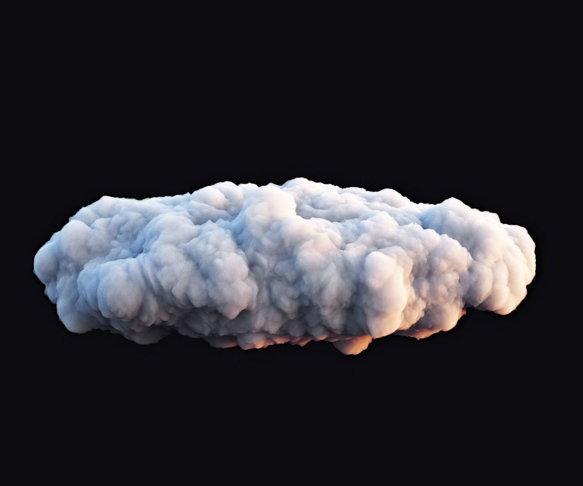 Cloud 3 3D model_1
