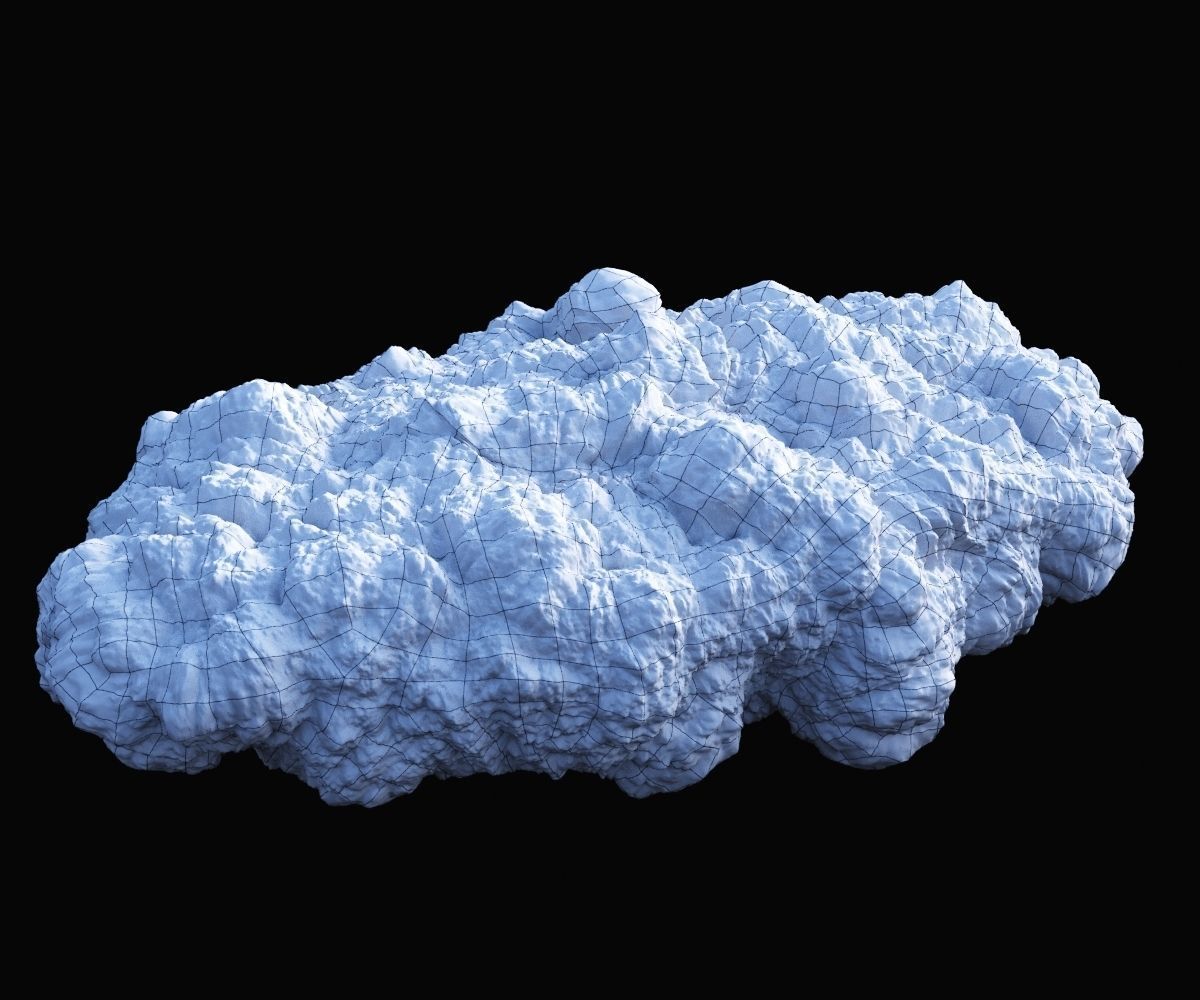 Cloud 3 3D model_7