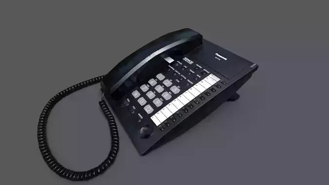 Panasonic KX T7750 Low-poly 3D model