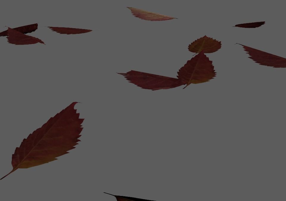 Lowpoly Dead tree Low-poly 3D model_9