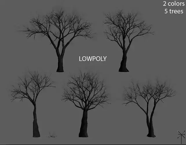 Lowpoly Dead tree
