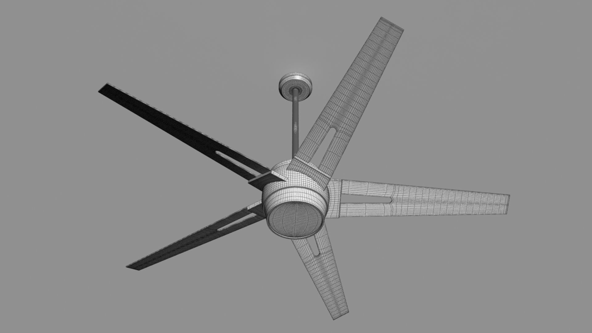 Emerson Ceiling Fan 3D model_1