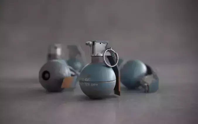 Grenade Hand Practice - M69  Low-poly 3D model