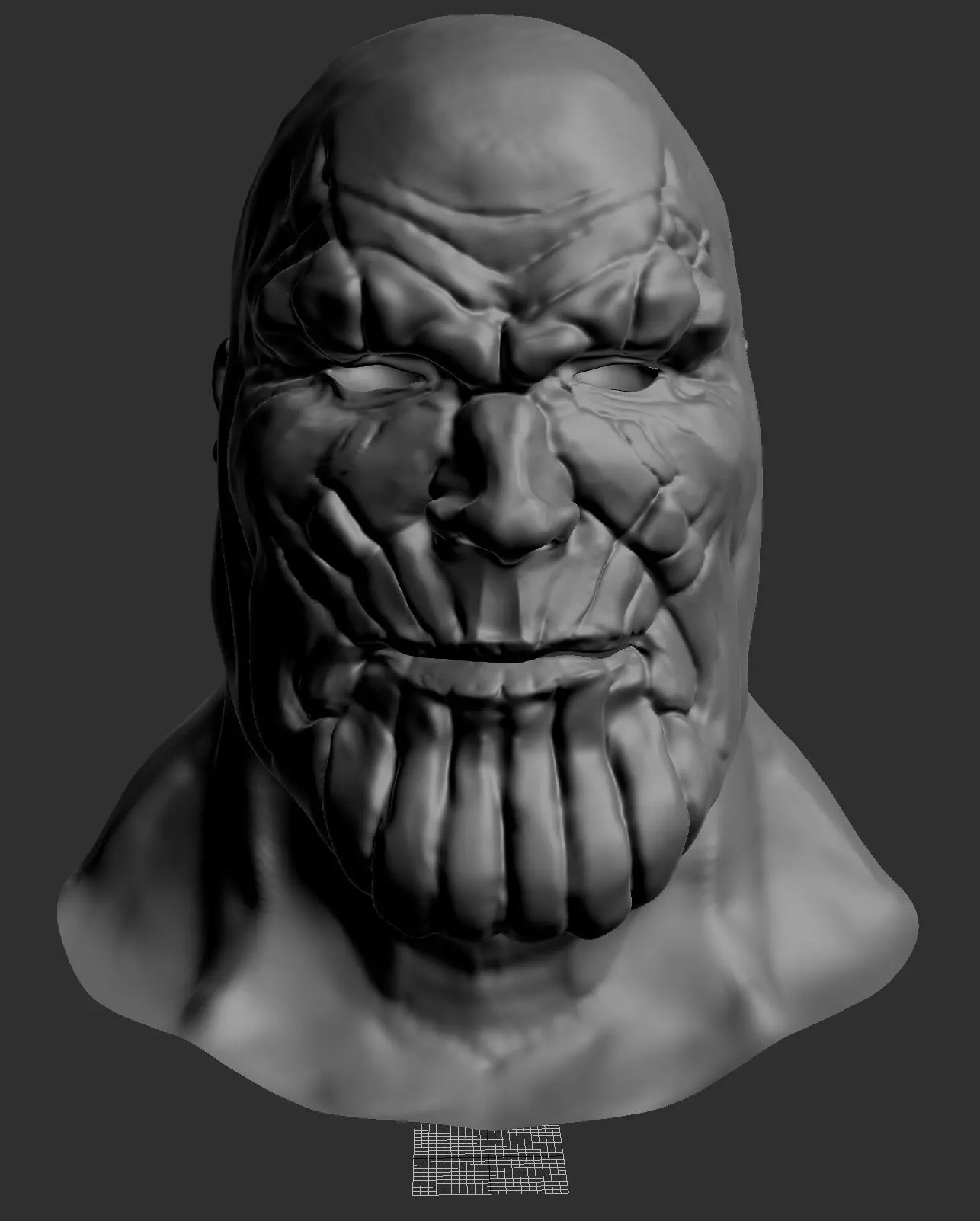 Thanos head 3D model_0