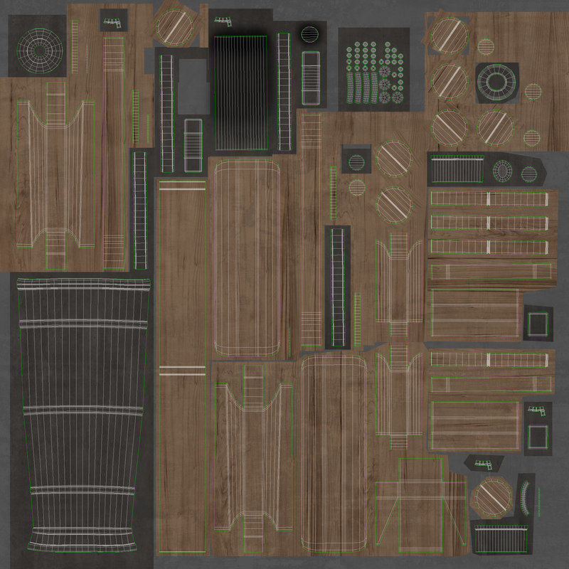 Dutch Galiot 3D model_34