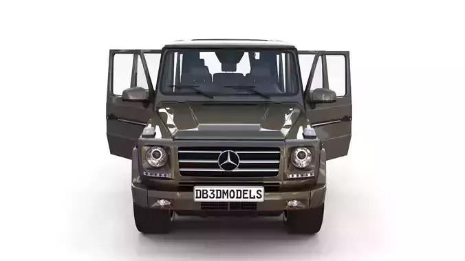 Mercedes Benz G Class with interior Brown