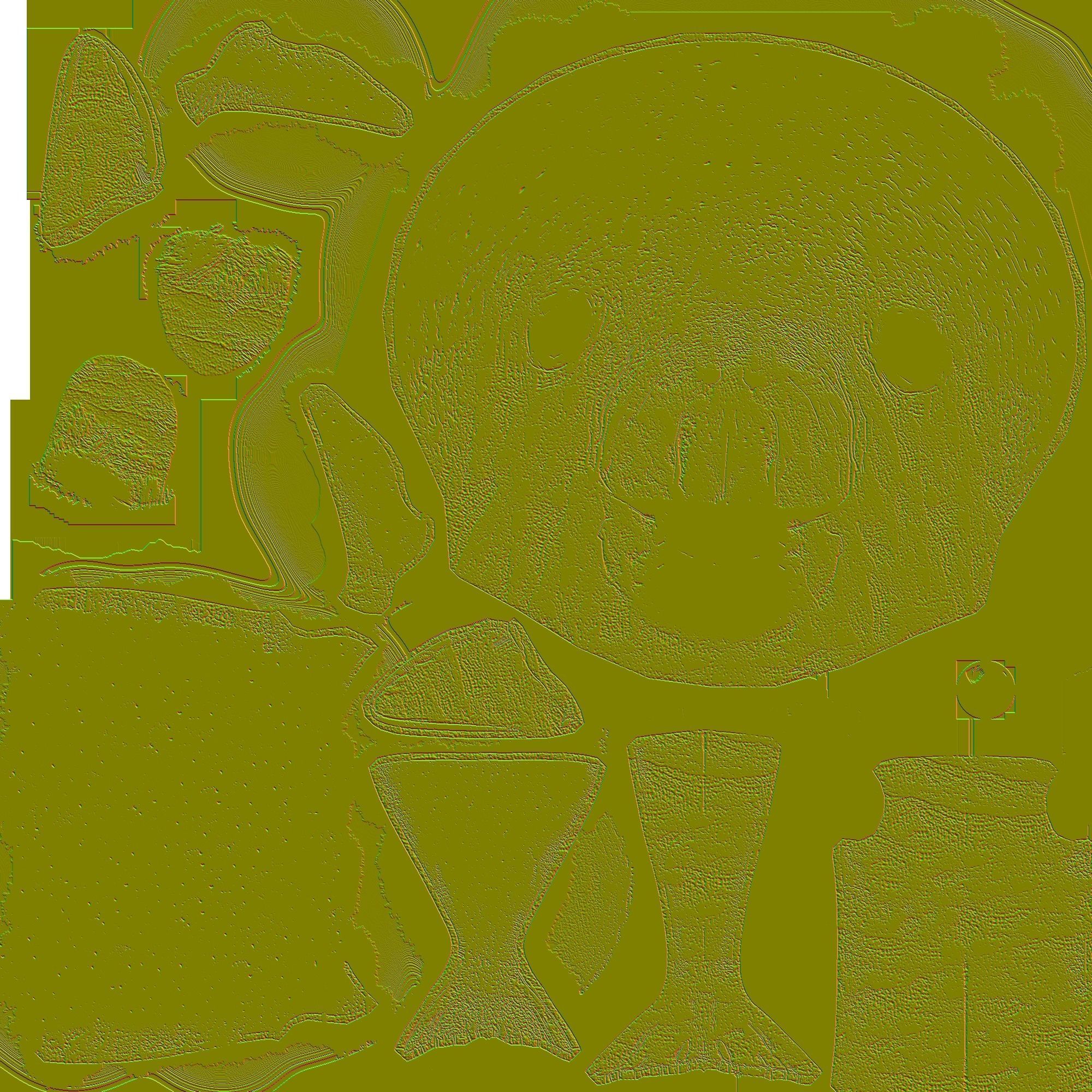 dugong fish Low-poly 3D model_3