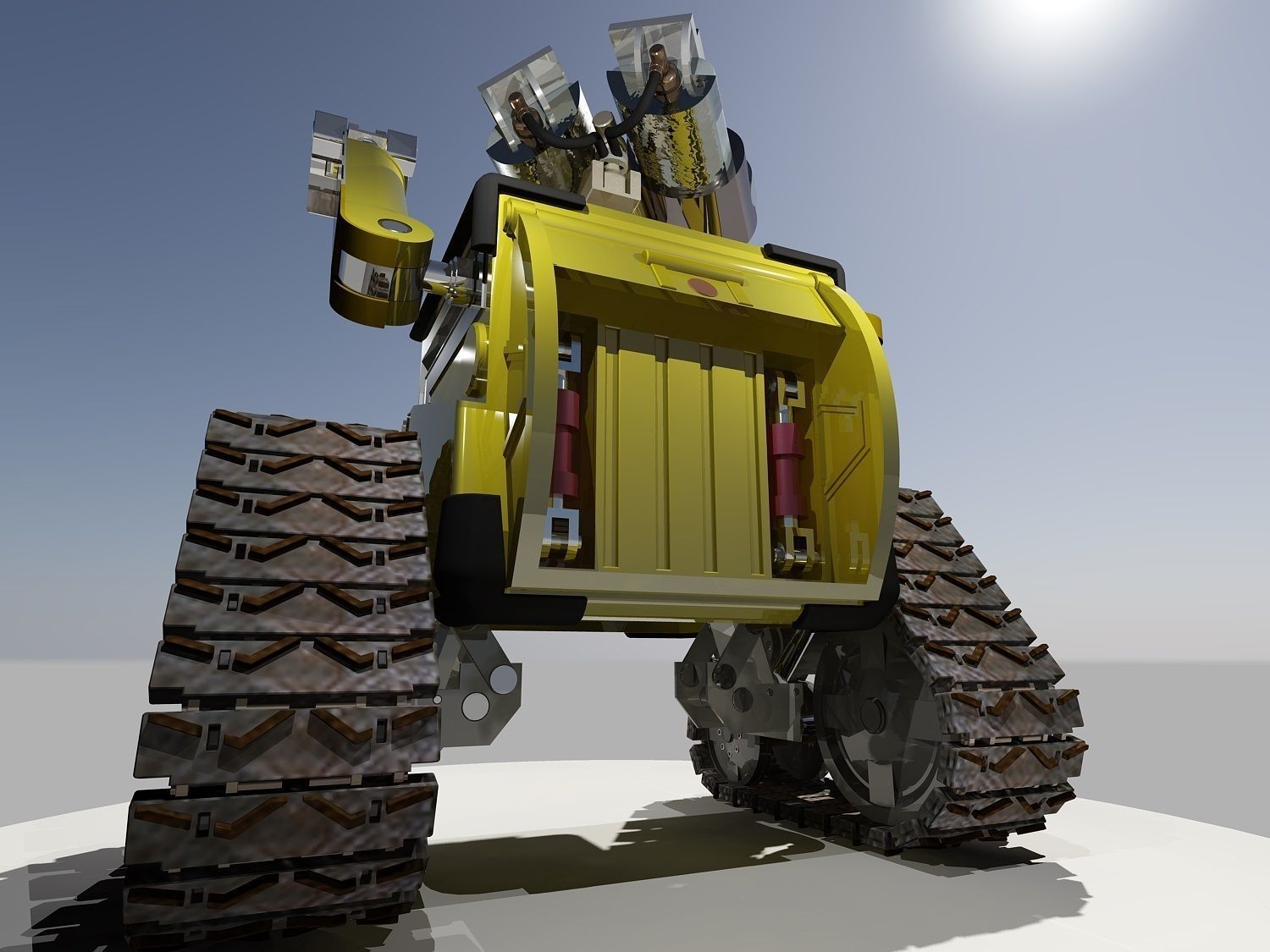 Robot Wall-E Disney 3D model_6