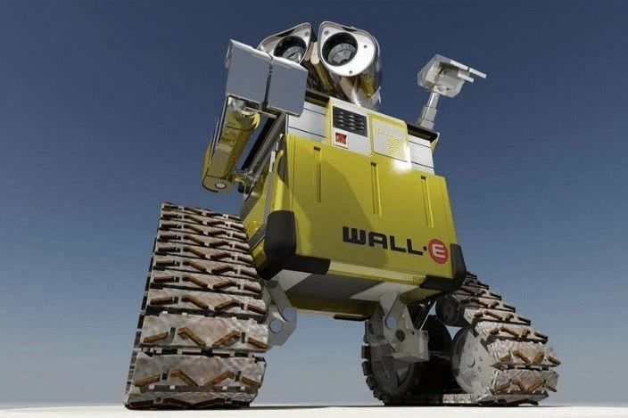 Robot Wall-E Disney 3D model_0