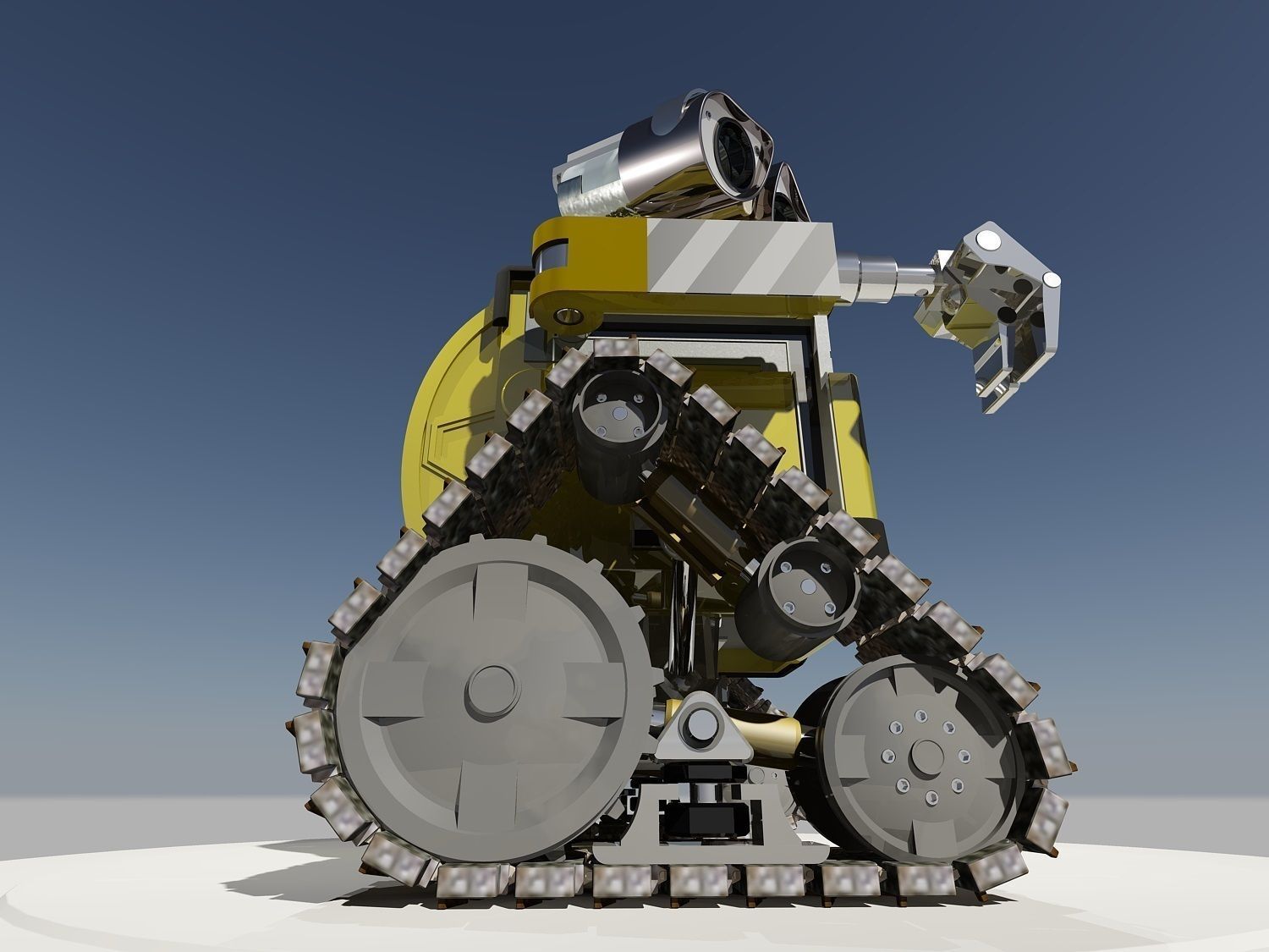 Robot Wall-E Disney 3D model_9