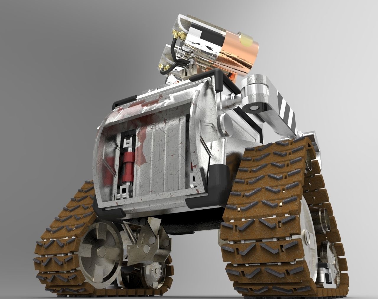 Robot Wall-E Disney 3D model_10