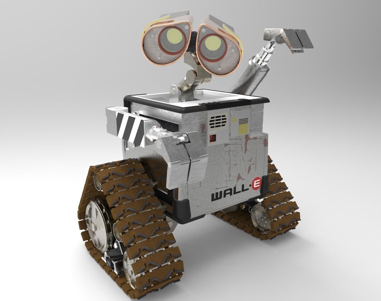 Robot Wall-E Disney 3D model_5