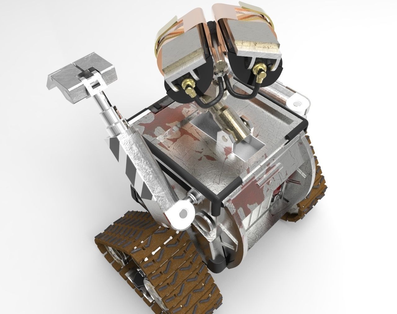 Robot Wall-E Disney 3D model_4