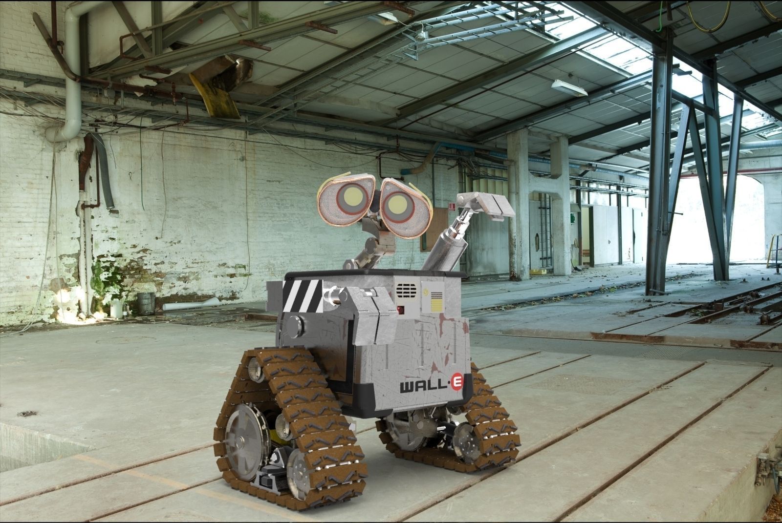 Robot Wall-E Disney 3D model_11