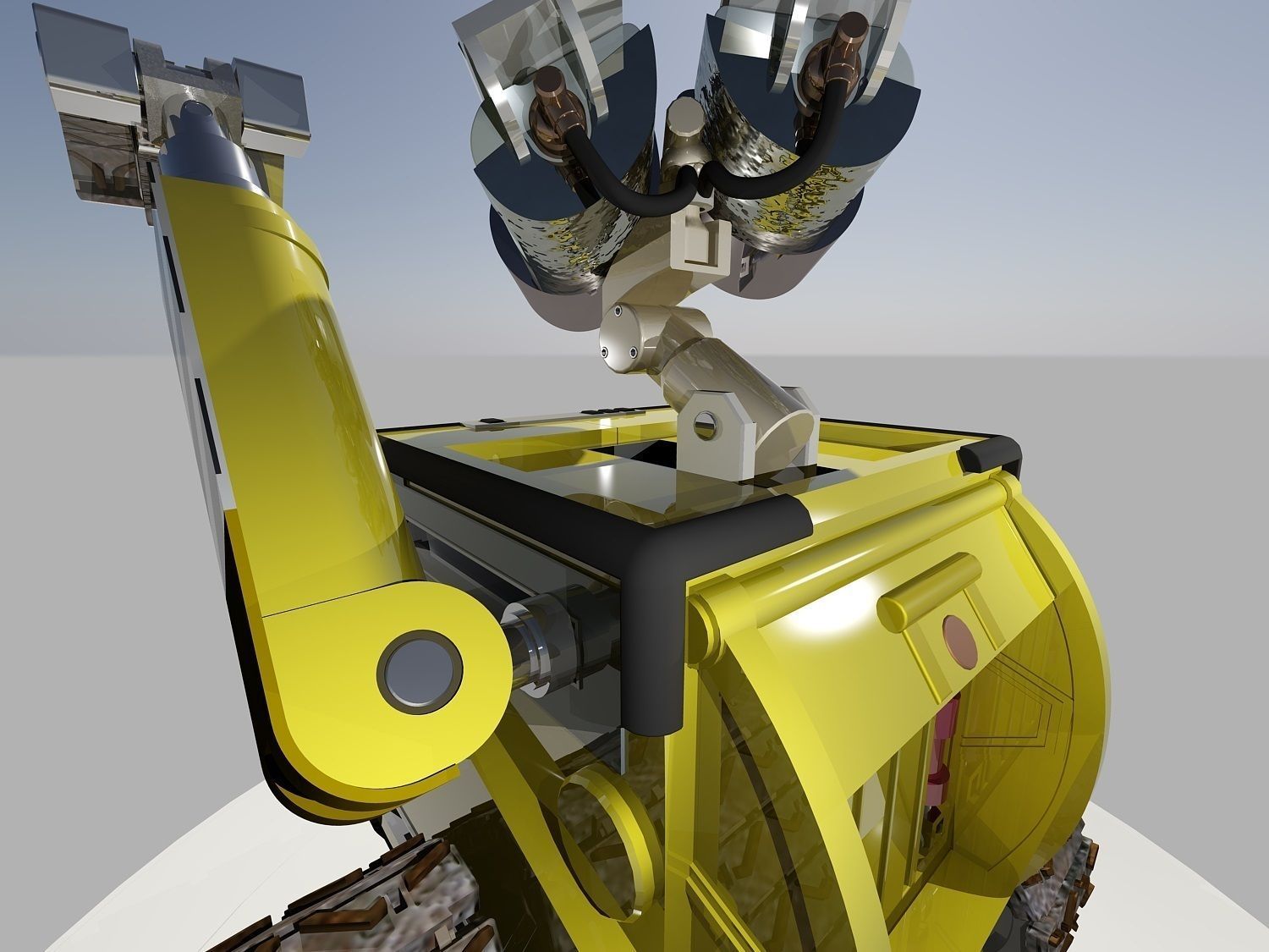 Robot Wall-E Disney 3D model_1